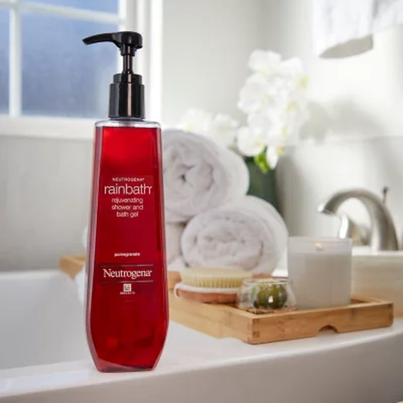 Neutrogena Rainbath Rejuvenating Shower and Bath Gel, Pomegranate, 40 Oz.