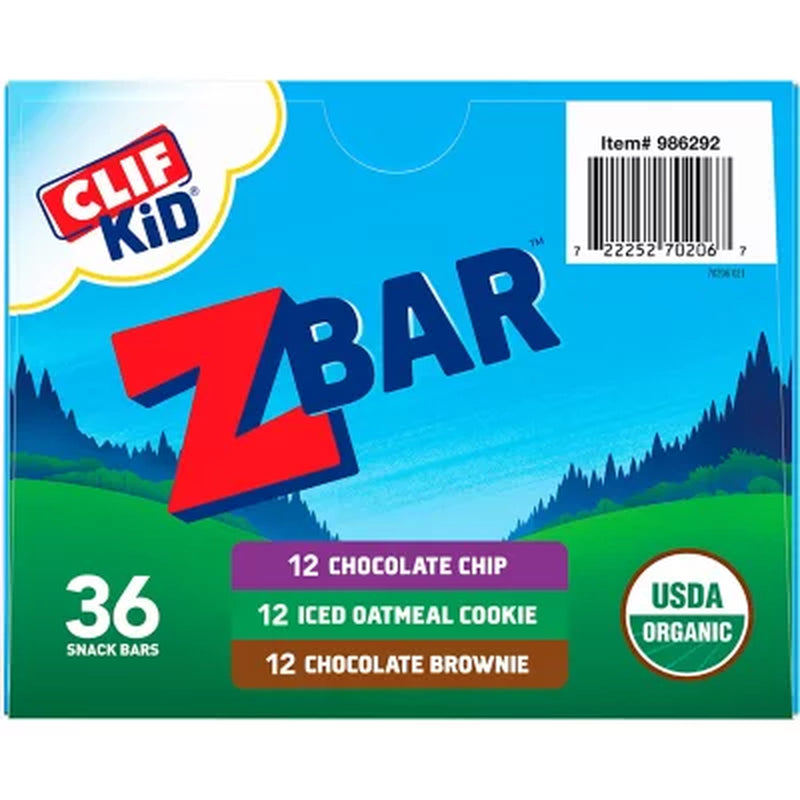 CLIF Kid Zbar, 1.27 Oz., 36 Ct.