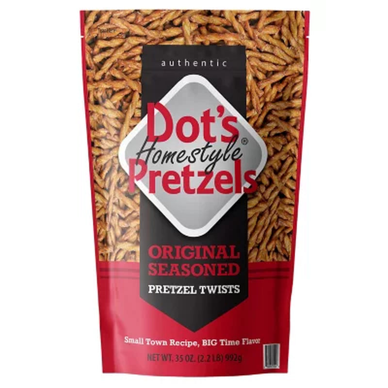 Dot'S Homestyle Pretzels Original Seasoned Pretzel Twists, 35 Oz.