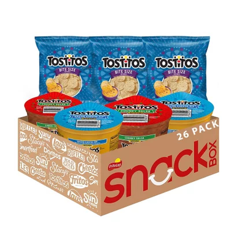 Tostitos Chips & Dip Mix, Variety Pack Snacks, 26 Pk.