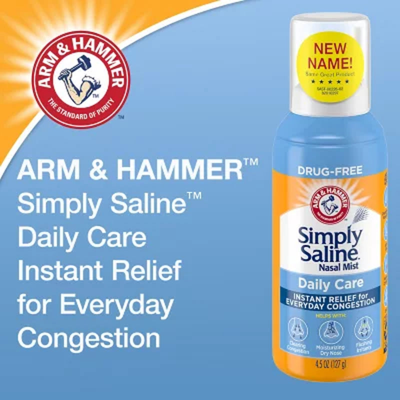 Arm & Hammer Simply Saline Nasal Relief 4.5 Oz., 3 Pk.