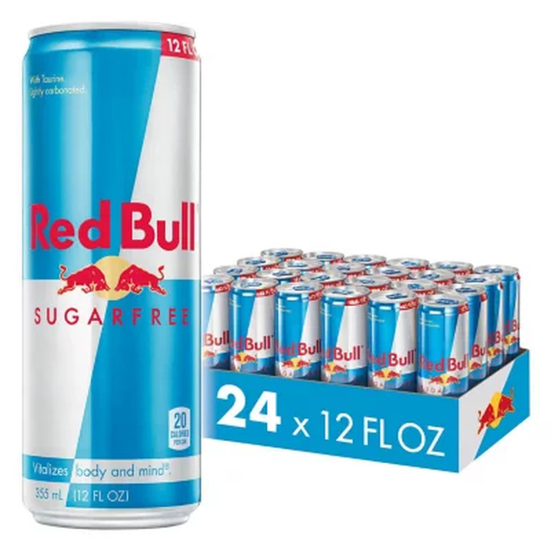 Red Bull Sugar-Free Energy Drink 12 Fl. Oz., 24 Pk.