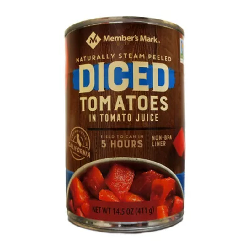 Member'S Mark Diced Tomatoes in Tomato Juice 14.5 Oz., 12 Pk.