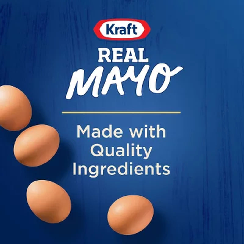 Kraft Real Mayo Creamy & Smooth Mayonnaise 30 Fl. Oz. Jars, 2 Pk.