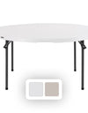 Lifetime 60" round Commercial Grade Nesting Folding Table, Choose Color