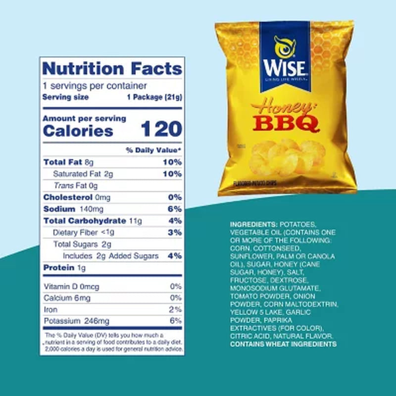 Wise Variety Pack Snacks, 50 Pk.