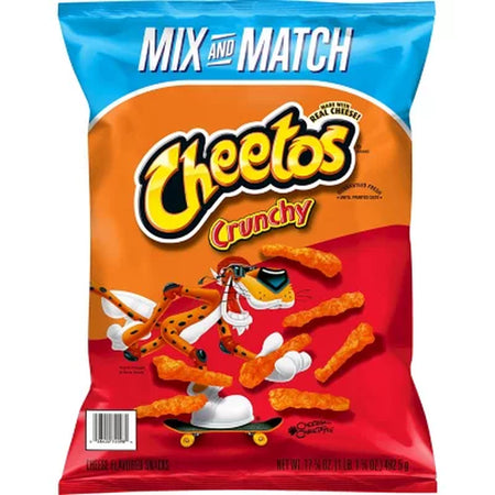 Cheetos Crunchy Cheddar Cheese Snacks, 17.37 Oz.