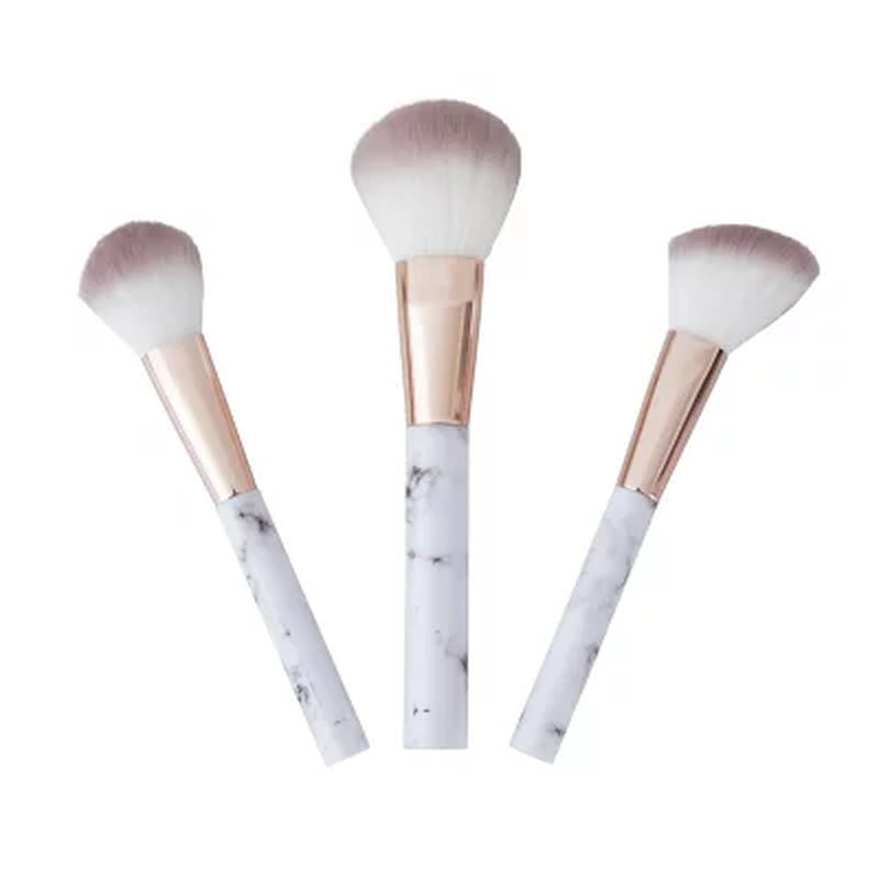 Glotech Marble Makeup Brush Glow Set, 12 Pc.