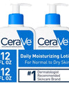 Cerave Daily Moisturizing Lotion, Normal to Dry Skin, 12 Fl. Oz., 2 Pk.