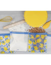 Ello Plastic Reusable Food Storage Bags 12 Pack, Summer Fruits