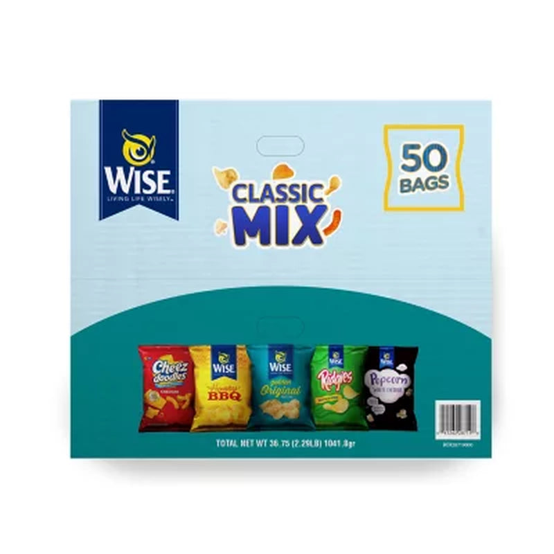 Wise Variety Pack Snacks, 50 Pk.