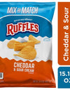 Ruffles Cheddar & Sour Cream Potato Chips, 15.125 Oz.