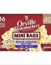 Orville Redenbacher'S Movie Butter Microwave Popcorn, Mini Bags, 1.5 Oz., 36 Pk.