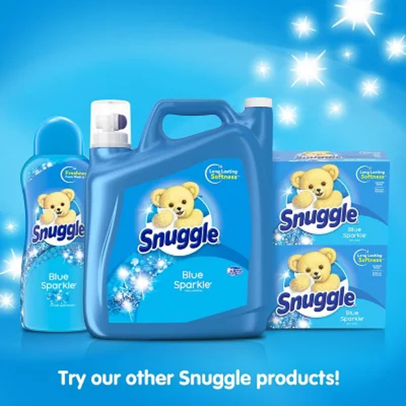 Snuggle Liquid Fabric Softener, Blue Sparkle 188 Fl. Oz., 235 Loads