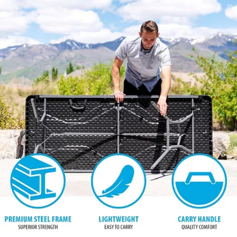 Lifetime 6-Foot Fold-In-Half Table