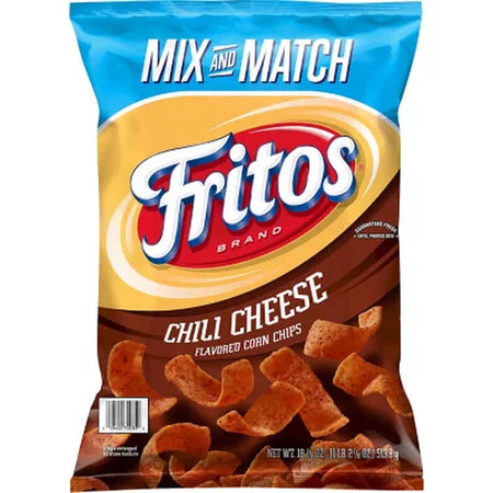 Fritos Chili Cheese Flavored Corn Chips, 18.125 Oz.