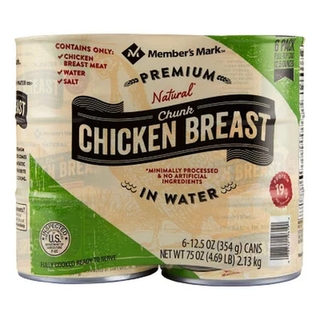 Member'S Mark Premium Chunk Chicken Breast 12.5 Oz., 6 Ct.