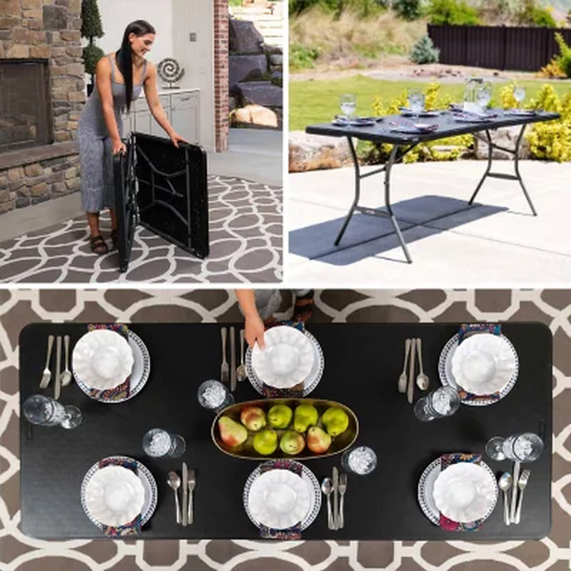 Lifetime 6-Foot Fold-In-Half Table