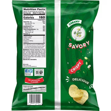 Lay'S Sour Cream & Onion Potato Chips, 15.63 Oz.