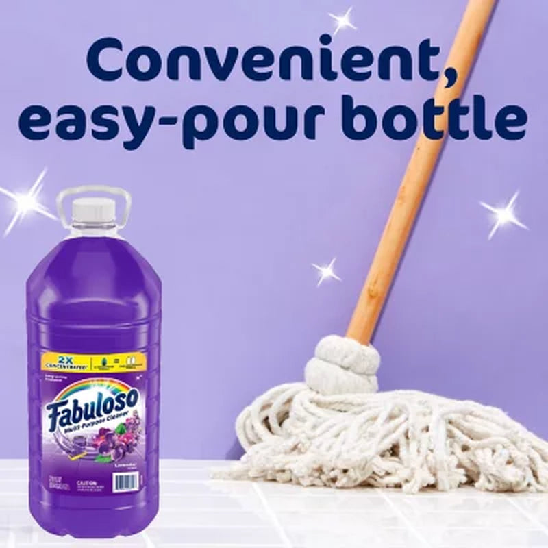 Fabuloso 2X Concentrated Multi-Purpose Cleaner, Lavender 210 Fl. Oz.