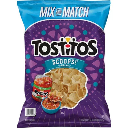 Tostitos Scoops! Original Tortilla Chips, 16.125 Oz.