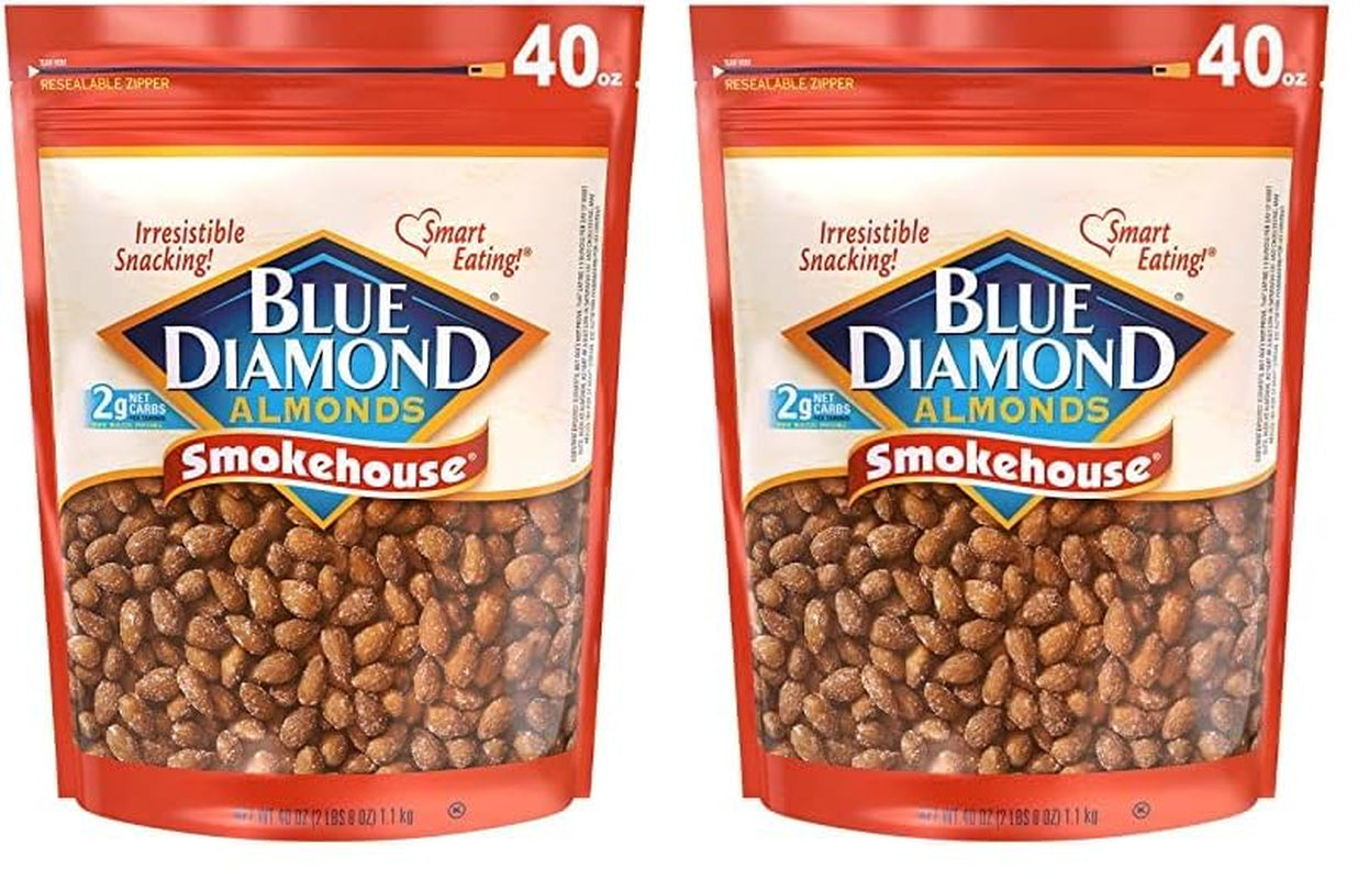 Smokehouse Flavored Snack Nuts, 40 Oz Resealable Bag (Pack of 1)