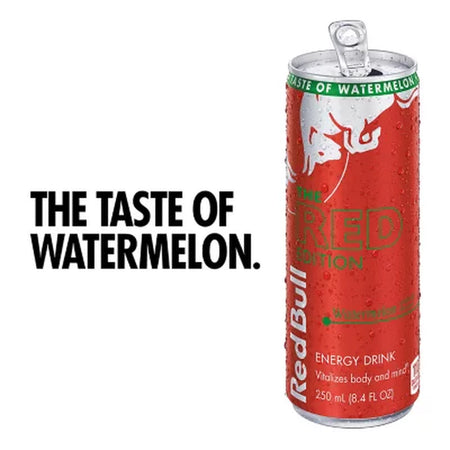 Red Bull Energy Drink, Watermelon 12 Fl. Oz., 24 Pk.