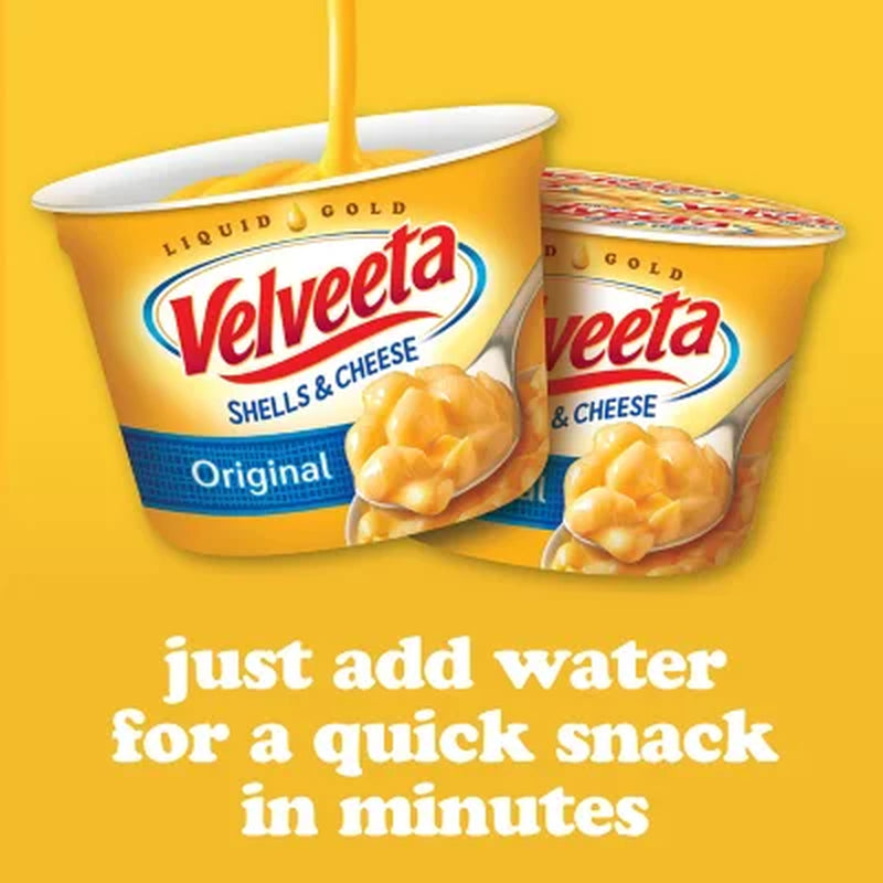 Velveeta Shells and Cheese Original Microwavable Sauce Cups, 12 Ct.