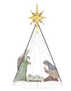 Member'S Mark 6' Pre-Lit Nativity Scene with Chasing Light