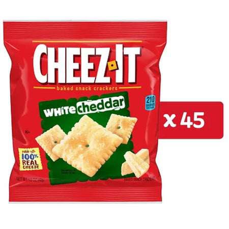 Cheez-It White Cheddar Snack Packs, 1.5 Oz., 45 Pk.