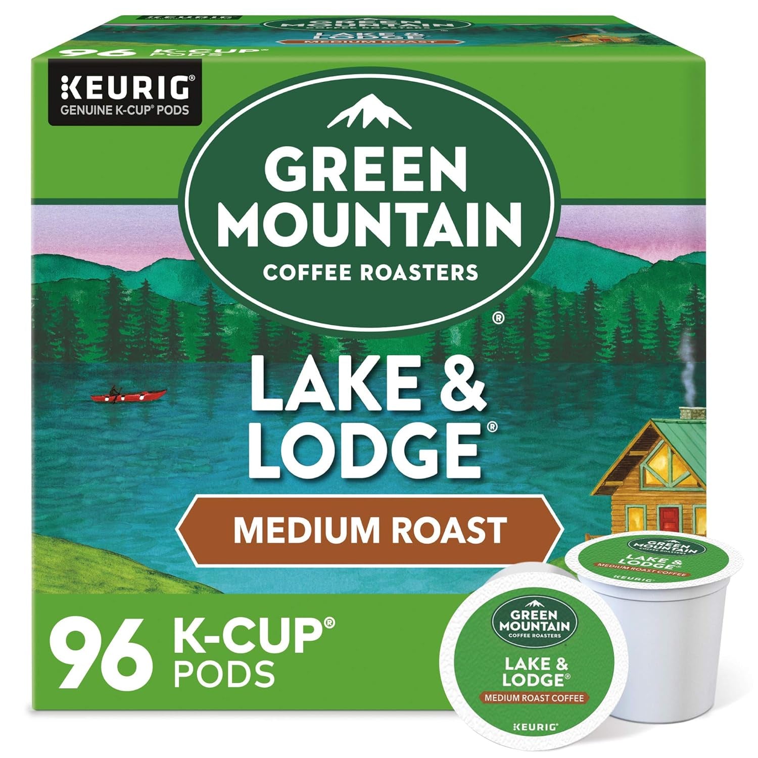 Colombia Select Coffee, Keurig Single-Serve K-Cup Pods, Medium Roast Coffee, 96 Count (4 Packs of 24)