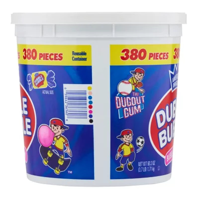 Dubble Bubble Bubble Gum, 380 Pcs.