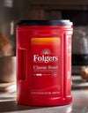 Folgers Classic Medium Roast Ground Coffee, 43.5 Oz.