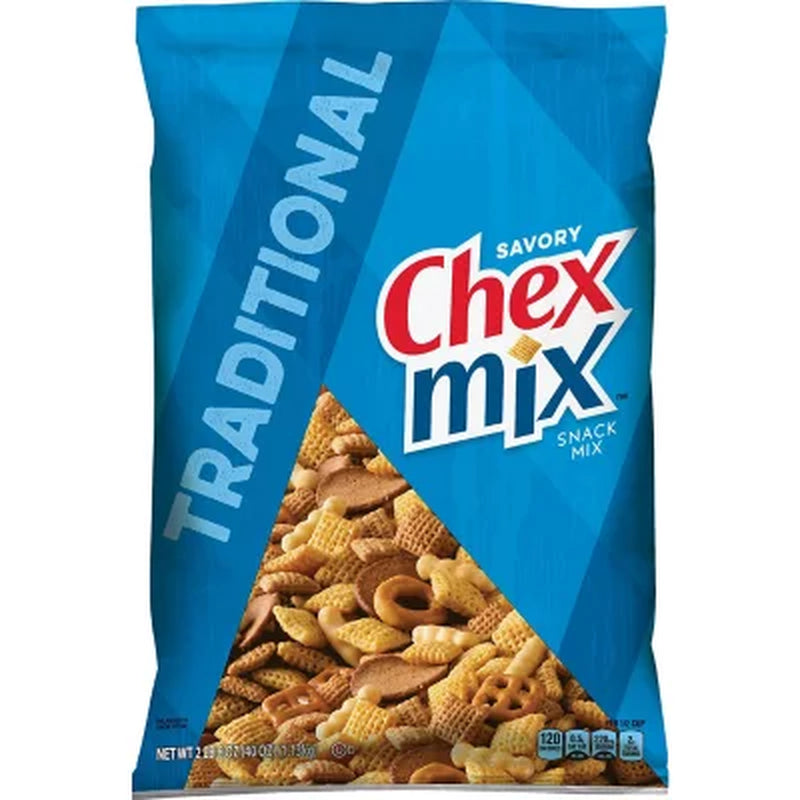 Chex Mix Traditional Savory Snack Mix, 40 Oz.