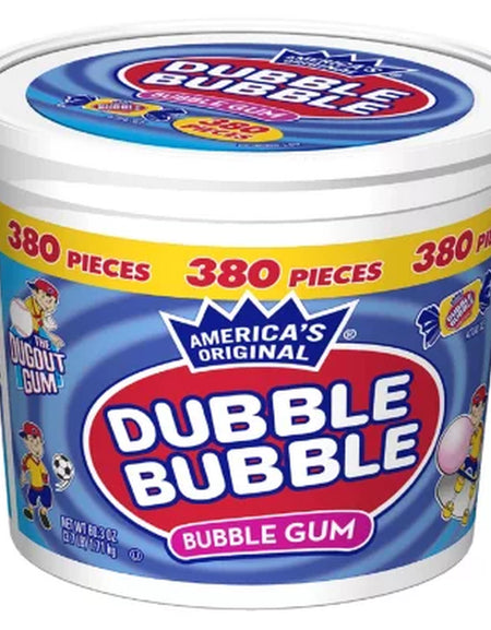 Dubble Bubble Bubble Gum, 380 Pcs.