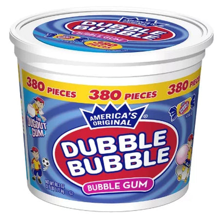 Dubble Bubble Bubble Gum, 380 Pcs.