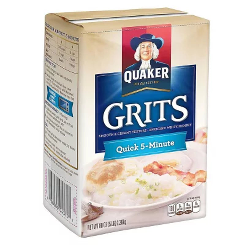 Quaker Quick 5-Minute Grits 15 Lb., 3 Pk.