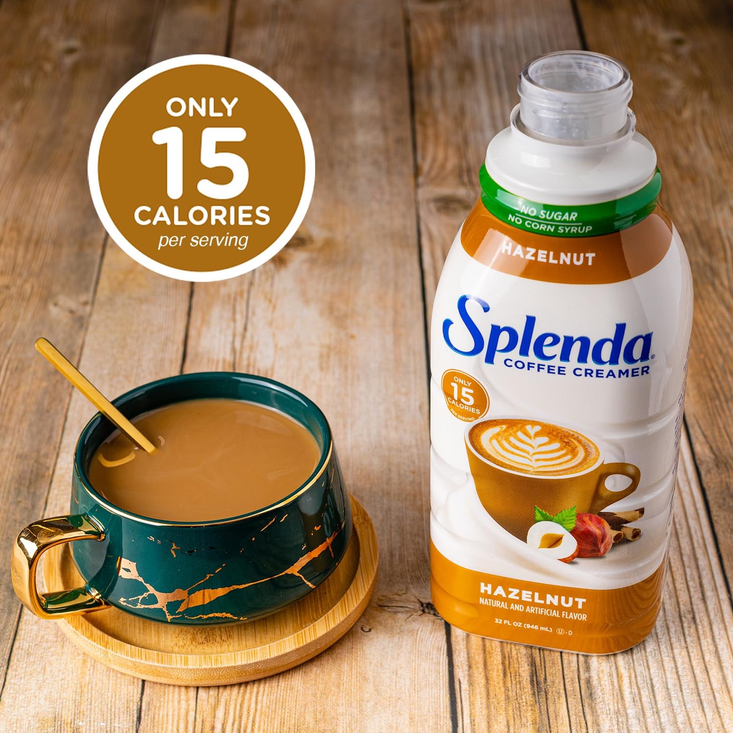 Sugar Free Hazelnut Coffee Creamer, 32 Fl Oz (Pack of 6)