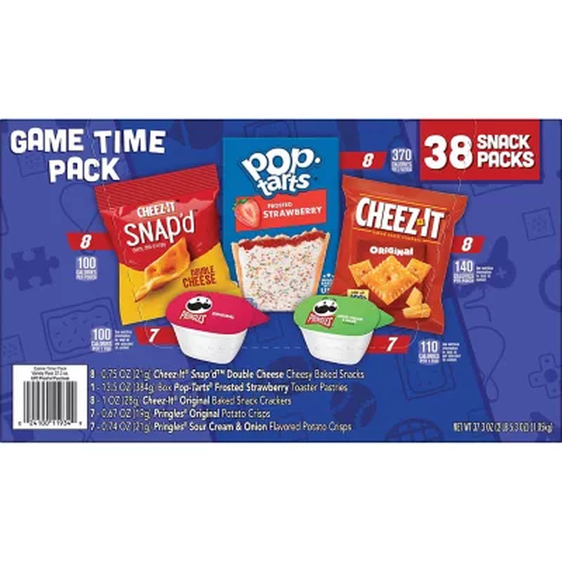 Kellogg'S Game Time Variety Pack Snacks, 38 Pk.