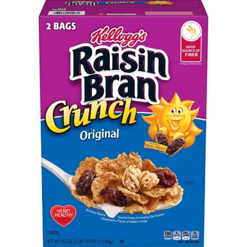 Raisin Bran Crunch Cereal 42 Oz., 2 Pk.