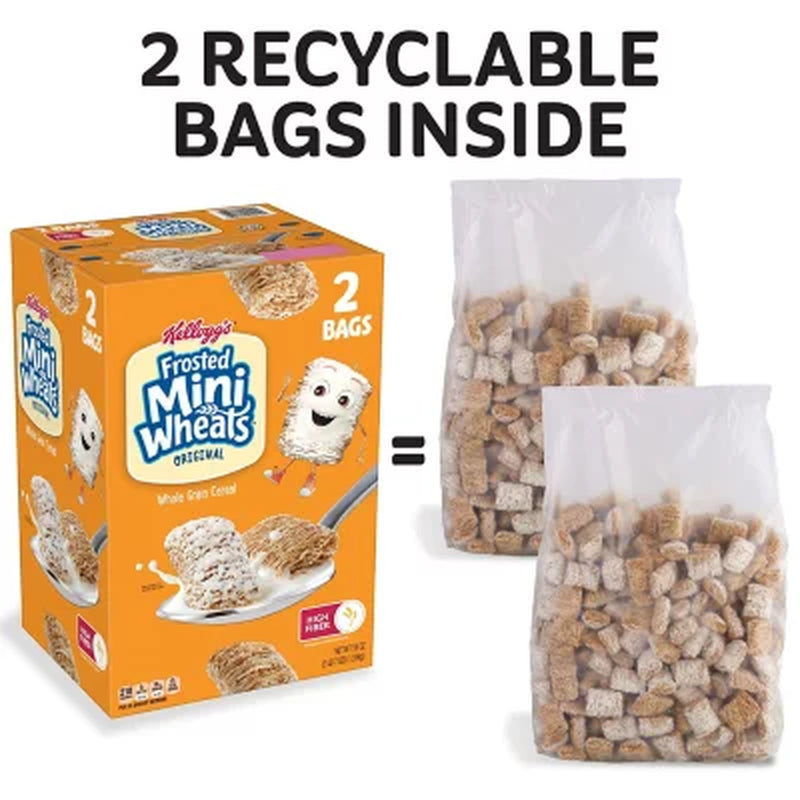 Frosted Mini-Wheats Breakfast Cereal 55Oz., 2Pk.