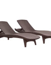 Keter 2-Pack All-Weather Grenada Chaise Loungers, Assorted Colors