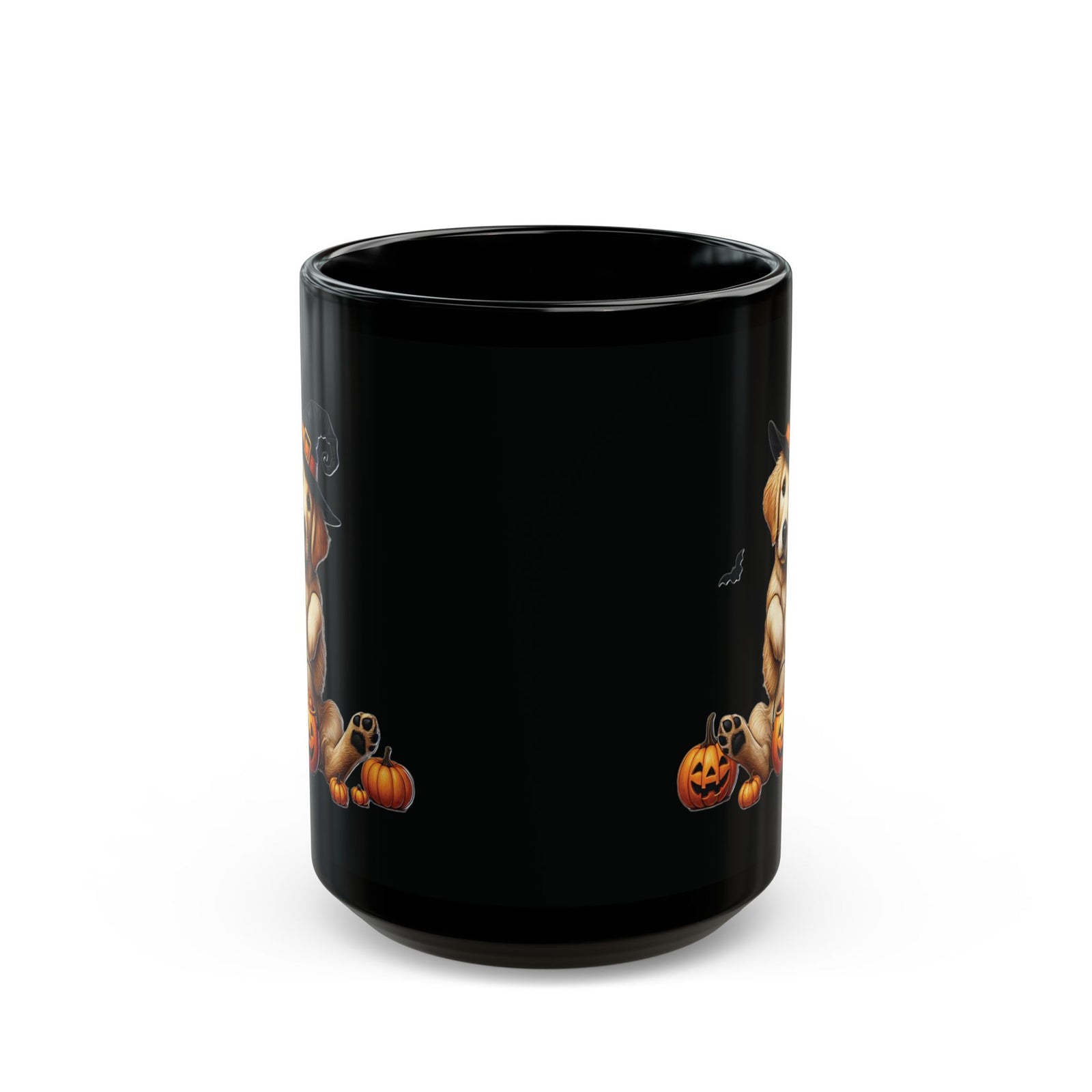 Adorable Witch Golden Retriever Halloween Mug – 11oz & 15oz Sizes Available!