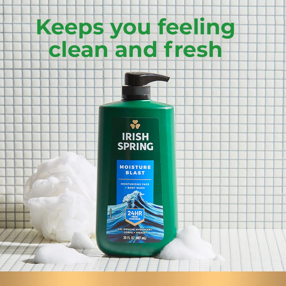 Irish Spring Body Wash for Men, 30 Oz, 1 Pump Bottle  (CHOOSE)