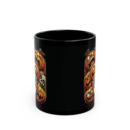 Pumpkin Panic Mug Black Mug 11oz