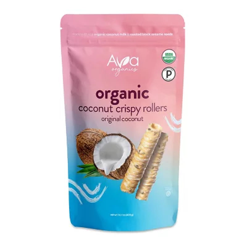 Ava Organics Coconut Crispy Rollers, 14.1 Oz.