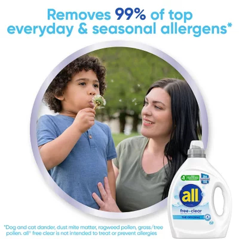 All Free Clear MIGHTY PACS Laundry Detergent Pacs, the Original, 120 Ct.