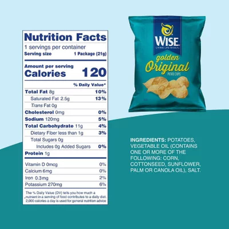 Wise Variety Pack Snacks, 50 Pk.