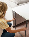 Lifetime 4' Commercial Grade Adjustable Fold-In-Half Table