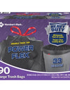 Member'S Mark 33-Gallon Power Flex Drawstring Trash Bags 90 Ct.